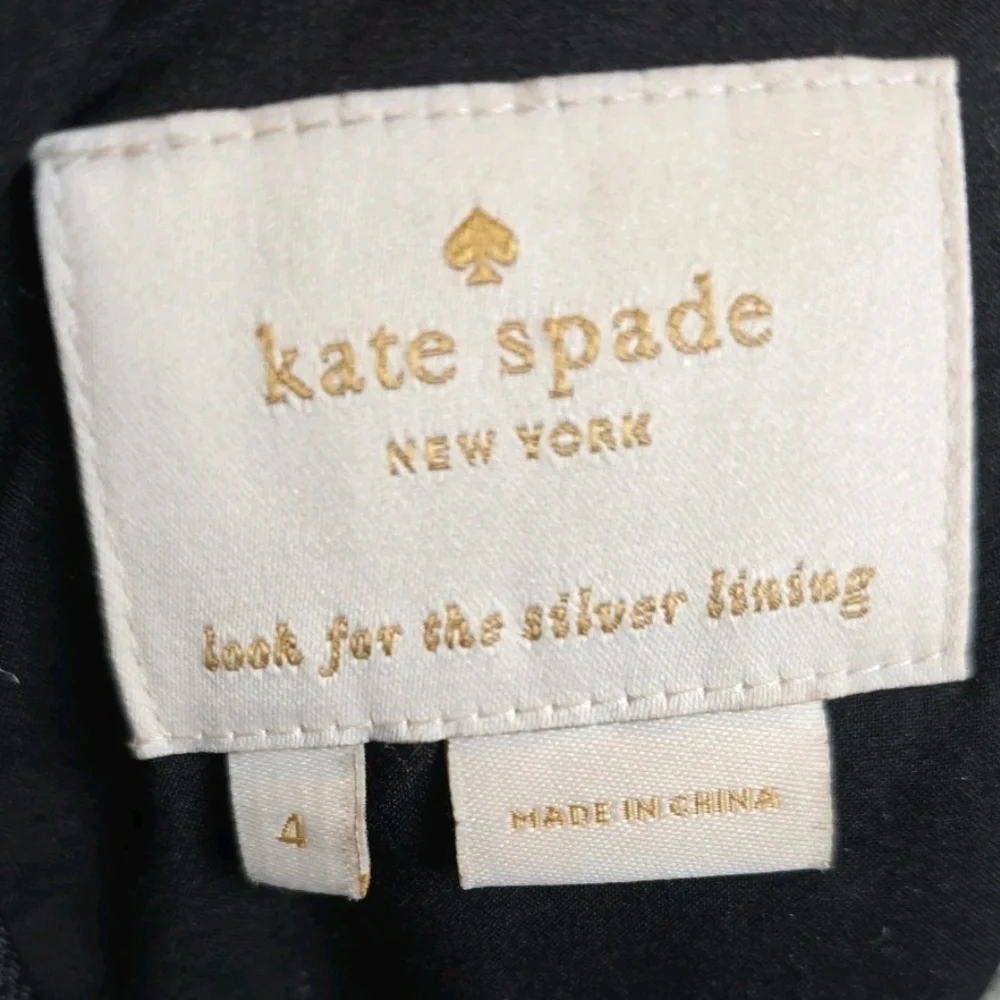 151h.  Kate Spade New York Black Dress - 